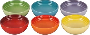 Le Creuset Mini Bowls 7cm Rainbow Pack of 6 - Picture 1 of 4