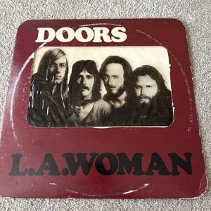 The Doors - L.A. Woman - 1971 US 1st Press Pitman Original Window Cover Crucifix - Imagen 1 de 5