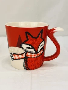 Taza Starbucks Christmas Red Fox 2016 apta para lavavajillas y microondas 8 fl oz - Imagen 1 de 10