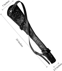 Premium Leather Shotgun Cover Case – Thick Padded Rifle Gun Protector - Picture 1 of 6