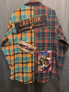 KLEEP Men's Casual Premium Plaid Multicolor Checkered Flannel Size: XL “DO IT” - Picture 1 of 17