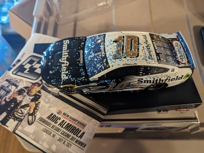 Aric Almirola #10 Smithfield New Hampshire 2021 ganar carrera versión 1/24 Foto 1 de 4
