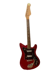 Vintage Teisco Top Twenty 1960 / 70er Jahre E-Gitarre, Redburst, Made in Japan - Bild 1 von 20