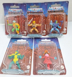 Juego de 5 figuras de acción de Mattel Masters of the Universe Micro Collection He-Man - Imagen 1 de 12