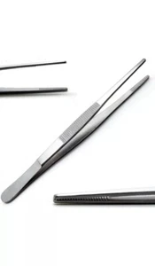 Pinzas de aderezo para pulgar 5,5 pulgadas punta dentada acero inoxidable - Imagen 1 de 4