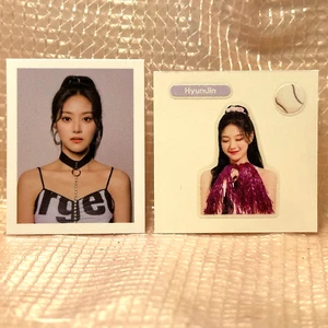 Hyunjin Official ID Card & Seal Sticker Set Loona 2023 Season's Greeting Kpop - Picture 1 of 2