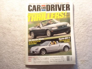 Auto und Fahrer 1997 Dezember Mazda Miata Toyota MR-S Camaro Z28 Lincoln Cadillac - Bild 1 von 1
