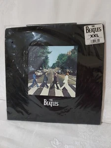 Vtg BEATLES ABBEY ROAD Graphic Black T-Shirt Sz 2XL - 2005 Apple Corps NIP - Picture 1 of 9