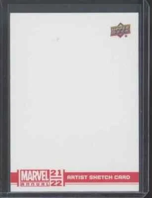 Marvel Annual 2021-2022 Upper Deck Artist Sketch Card Blank 1/1 C2 - Image 1 of 2