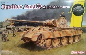Dragon Models 1/35 scale kit 6940, Panther Ausf. D w/Pantherturm. - Picture 1 of 10