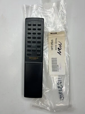 Optimus CD-6500 Remote Control, Black - OEM NOS for 24 Disc CD Changer Player - Image 1 of 2
