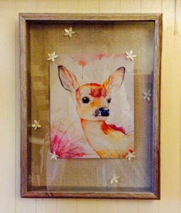 Gerahmte Schattenkastenkunst - Bild 1 von 4
