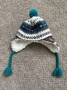 Lands End Kids Fleece Lined Winter Hat Size M-L - Picture 1 of 4