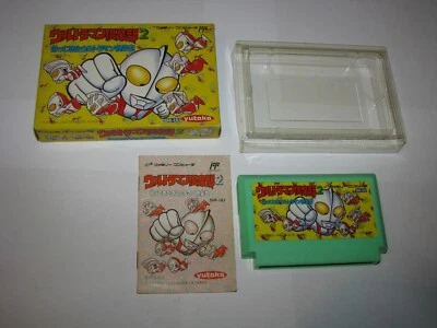 Ultraman Club 2 Kaette Kita Famicom NES Japan import boxed + manual US Seller - Image 1 of 4