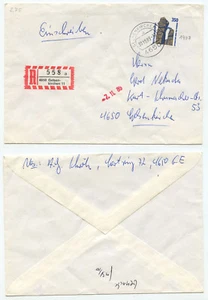 08450 - Mi.Nr. 1407 - Carta certificada - Gelsenkirchen 30.10.1989 - Imagen 1 de 1