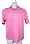 PGA Tour Barbie Pink Polo Golf Shirt Small Mens Loose Fit 100% Poly Pre-owned