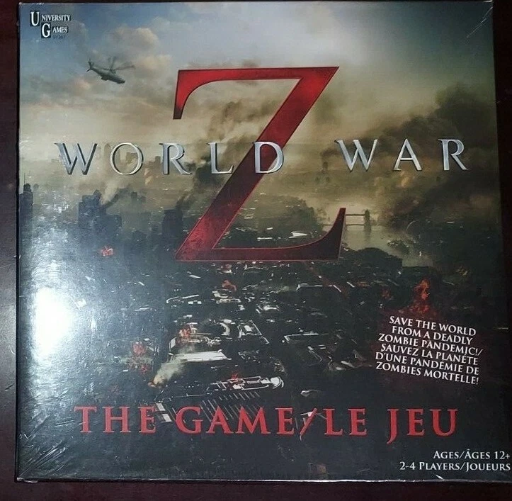 World War Z The Game Le Jeu-zombie Pandemic Movie Board University Games (m)