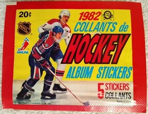 1982 O-Pee-Chee NHL Hockey Sticker Wrapper Wayne Gretzky Topps - Picture 1 of 2