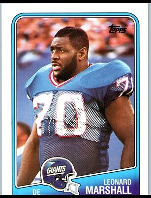 1988 Topps #281 Leonard Marshall Excellent - Image 1 of 2