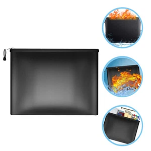 Fireproof and Waterproof Document Bag Important Organizer Organization Box - Picture 1 of 11