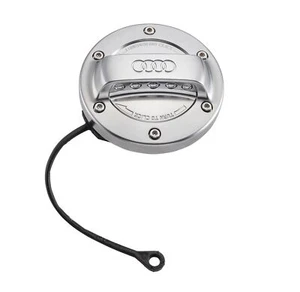 Original Audi Aluminium Look Fuel Tank Cap for A1 A3 A4 A5 A6 A7 Q2 Q3 Q5 Q7 Q8 - Picture 1 of 2