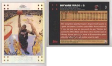 2007-08 Topps Chrome Refractor /999 Dwyane Wade #3 HOF