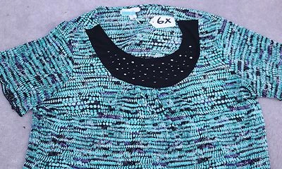 DRESSBARN WOMEN TOP Size -2X-. TAG NO. 6X - Image 1 of 4