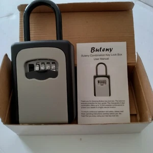Key Lock Box Combination Lockbox with Code for House Key Storage Combo Door L... - Picture 1 of 6