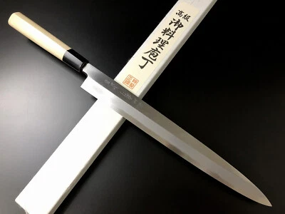 Cuchillo de Chef Japonés Aritsugu Yanagiba Betsuuchi 300 mm 11.81" Acero Azul Foto 1 de 4
