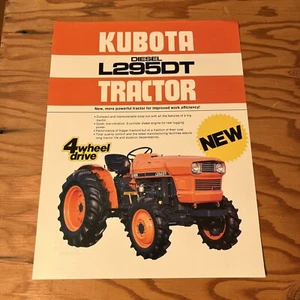 Kubota Diesel L295DT Tractor Brochure - Picture 1 of 2