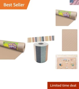 Light Brown Better Than Paper Bulletin Board Roll and Everyone is Welcome Str... - Picture 1 of 8