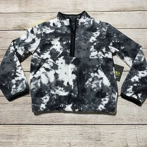 Boys Athletic Works 1/2 Zip Fleece Pullover Size S (6/6x) Tie Dye 1/2 Zip. NWT! - Picture 1 of 5
