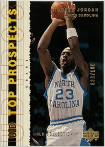 2003-04 UD Top Prospects Gold Collection #1 Michael Jordan /100 - NM-MT
