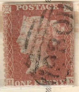 Great Britain: Lot 25 (Scott #16 F Used) 2021 Scott cat. value $21.00 - Picture 1 of 1