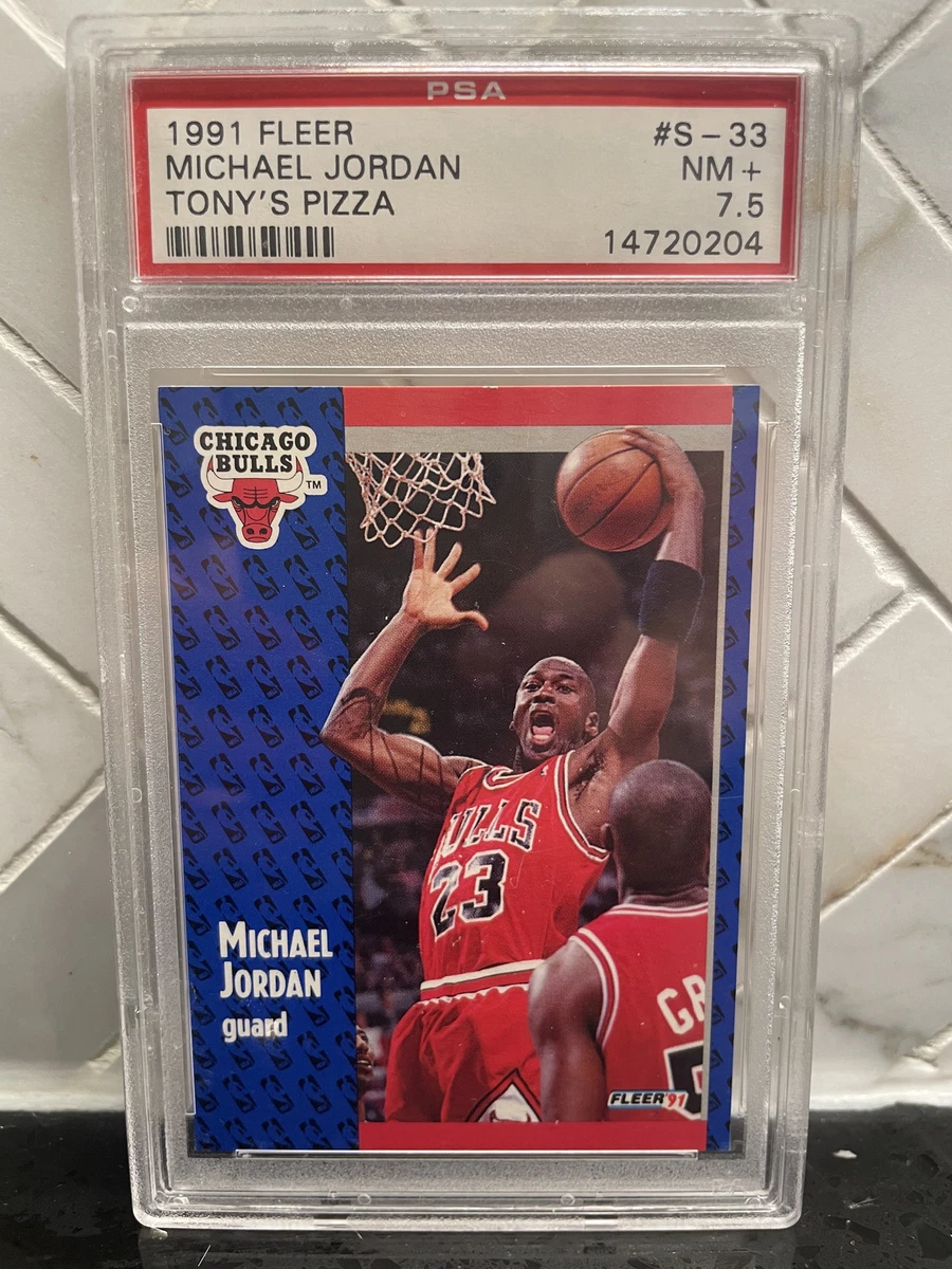 Michael Jordan Fleer 7.5 Graded Basketball Trading Cards