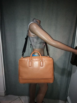 Maletín de cuero marrón Jack Spade. PRECIO DE VENTA $90 Foto 1 de 4