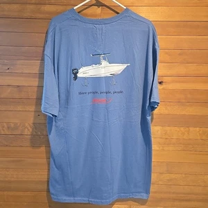 Boston Whaler Shirt Herren XL Blau Boote Logo Grafik Tee Neu Pace Maritim Neu - Bild 1 von 7