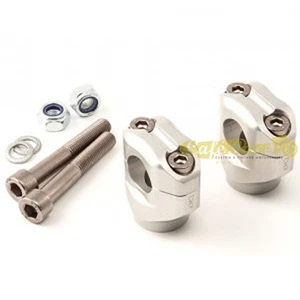 Riser LSL cromati Ø28,6mm specifici per Moto Guzzi V7 omologati - Picture 1 of 2