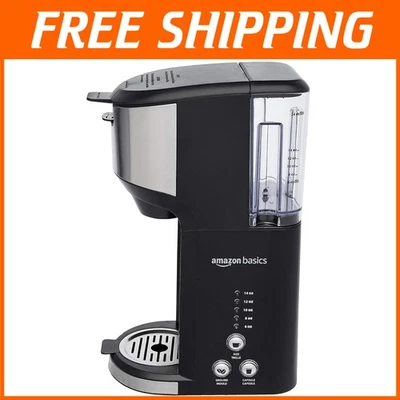 Versatile Single Serve Coffee Maker, Black & Stainless Steel - Image 1 of 4