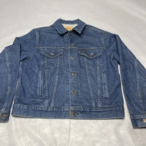 Levi’s 70506-0216 Trucker Jacke Herren Große 44 Blau Denim Vintage 80’s Era - Bild 1 von 23