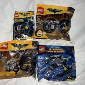 LEGO Lot 4 Poly Bag Rare 5004929 , 30301 , 211701 , 5004930 Batman Exclusive New
