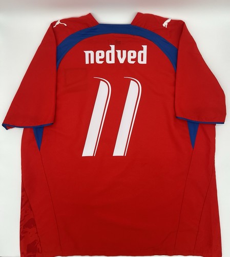 Puma 04/05 Czech Republic Pavel Nedved Home Jersey Men's Size