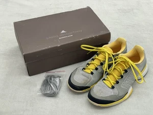 Adidas Stella McCartney Barricade Women 9 Gray Yellow Tennis Shoes 2015 B23050 - Picture 1 of 23