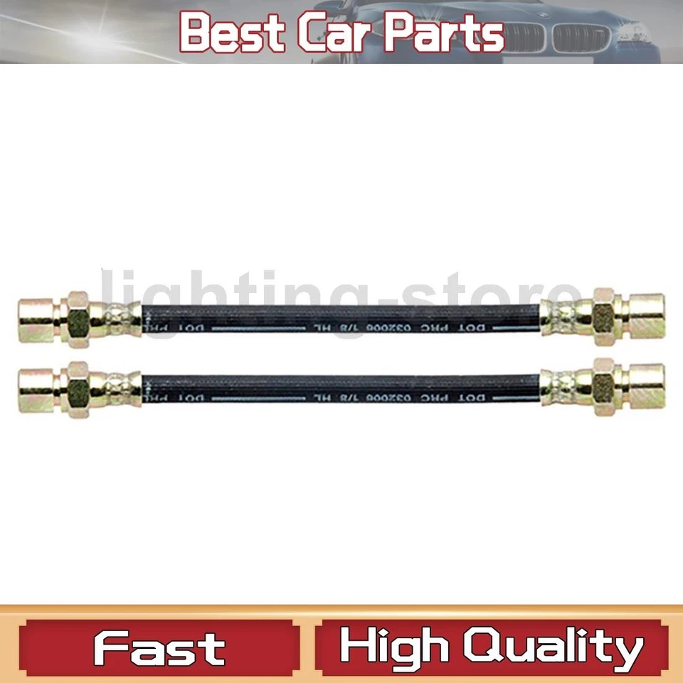2 Rear Brake Hydraulic Hose Brake Line Fits 2000 Cadillac Catera - Image 1 of 4