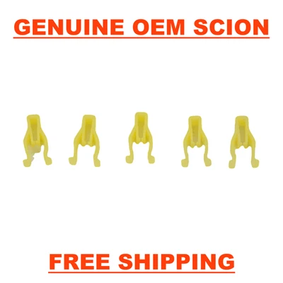 04 - 15 SCION xB INTERIOR DASH PANEL TRIM YELLOW CLIP QTY 5 OEM NEW - Image 1 of 2