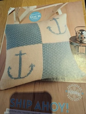 Ship Ahoy Cushion Knitting Pattern. - Image 1 of 2