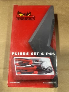 Teng Tools 4pc Pliers Set Side Cutters, Linesman, Long Nose, Slip Joint TT440-T - Bild 1 von 7