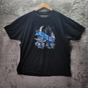 Macross City Anime T-Shirt XXL Robotech Mecha Valkyrie Minmay Graphic Tee schwarz - Bild 1 von 14