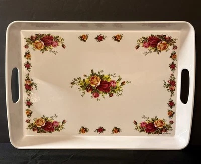 Royal Albert Old Country Roses 18" Melamine Serving Tray - Image 1 of 4