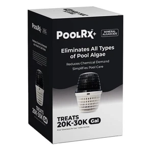 Pool-R-X+ Black White - Treats 20k-30k Gallons Pool Care #331066 - NEW Sealed - Picture 1 of 14